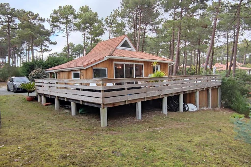 Chalet Du Bonheur - La Jenny Naturist Area Le Porge Buitenkant foto
